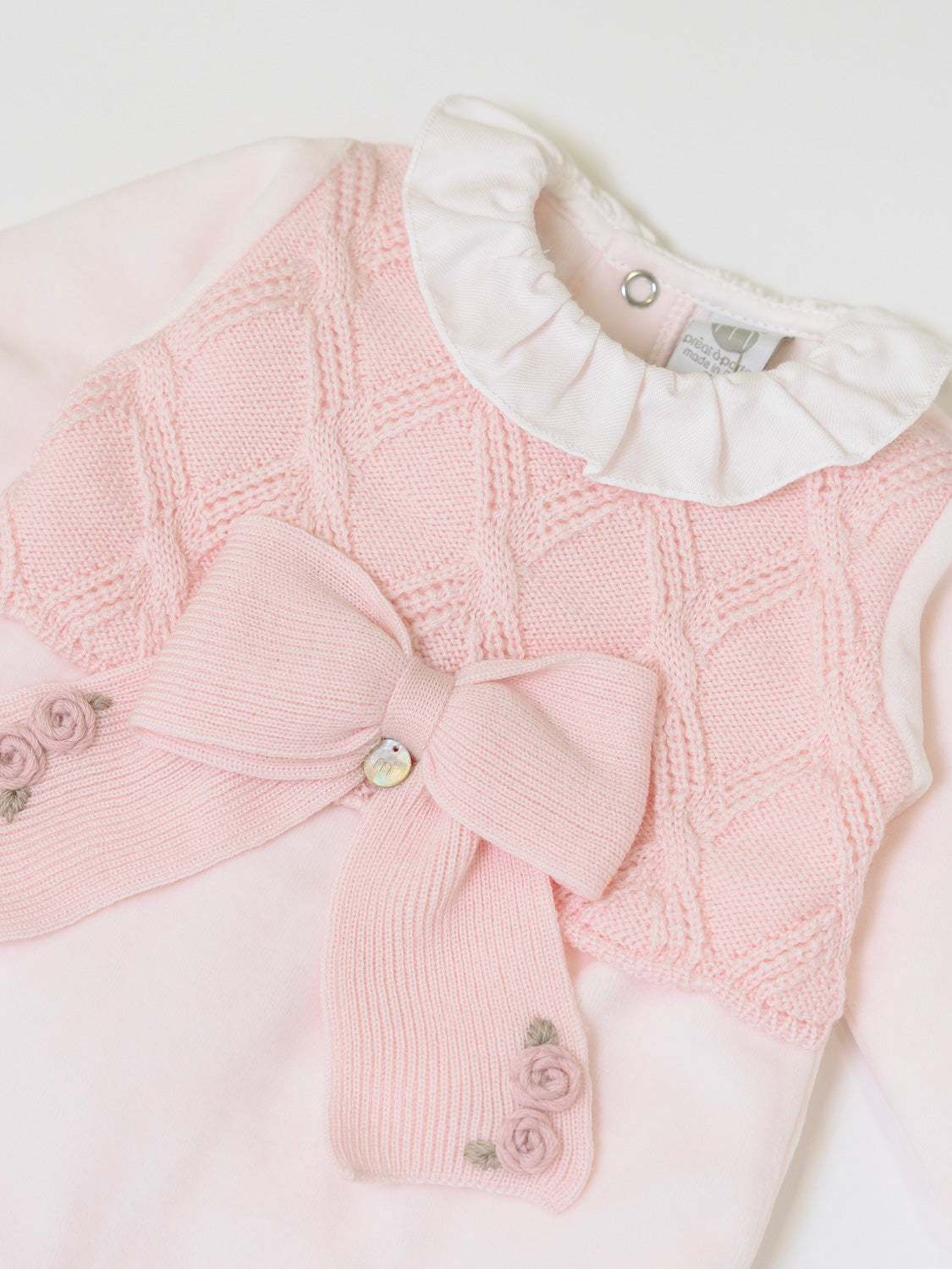 Tutina Neonata ROSA IN2414/R -  NANU' BABY