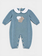 Tutina Neonato Verde TEDDY LOVE 334 by BABY LORD
