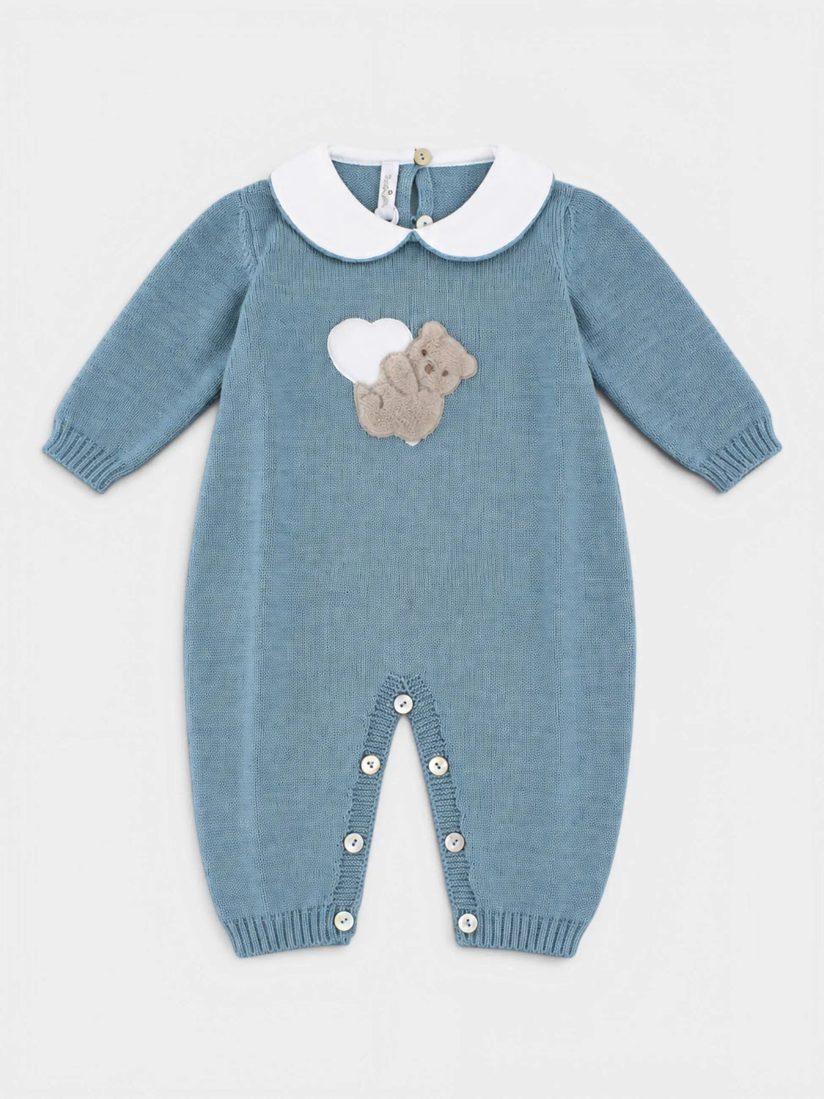 Tutina Neonato Verde TEDDY LOVE 334 by BABY LORD