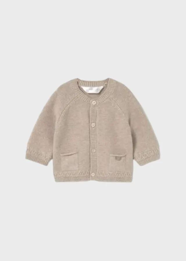 Cardigan Bimbo Beige Tricot Poliammide 2337/49