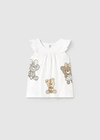 Abito Bimba Bianco 1852 /B by MAYORAL