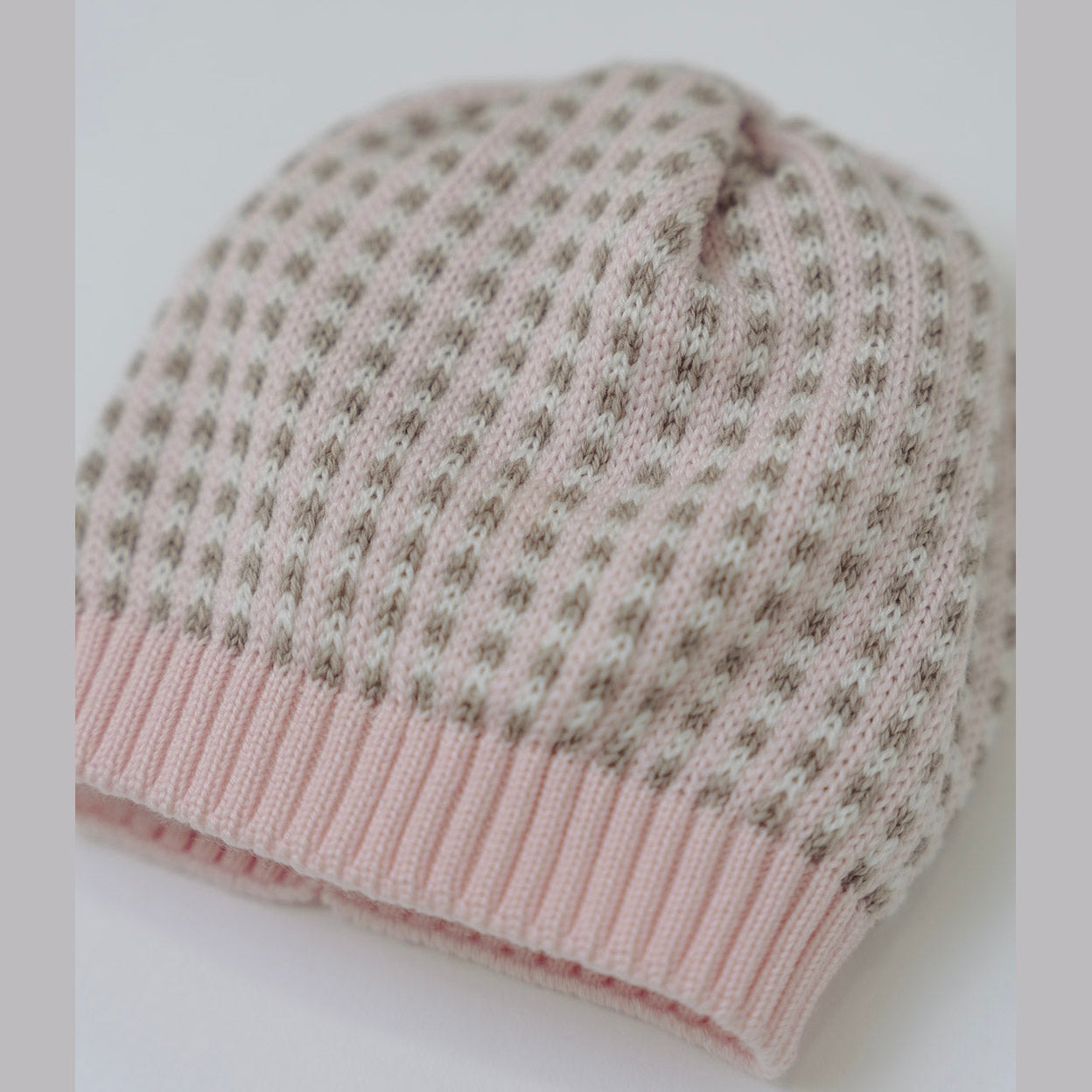 Cuffia Neonata ROSA IN5371BT/R -  NANU' BABY