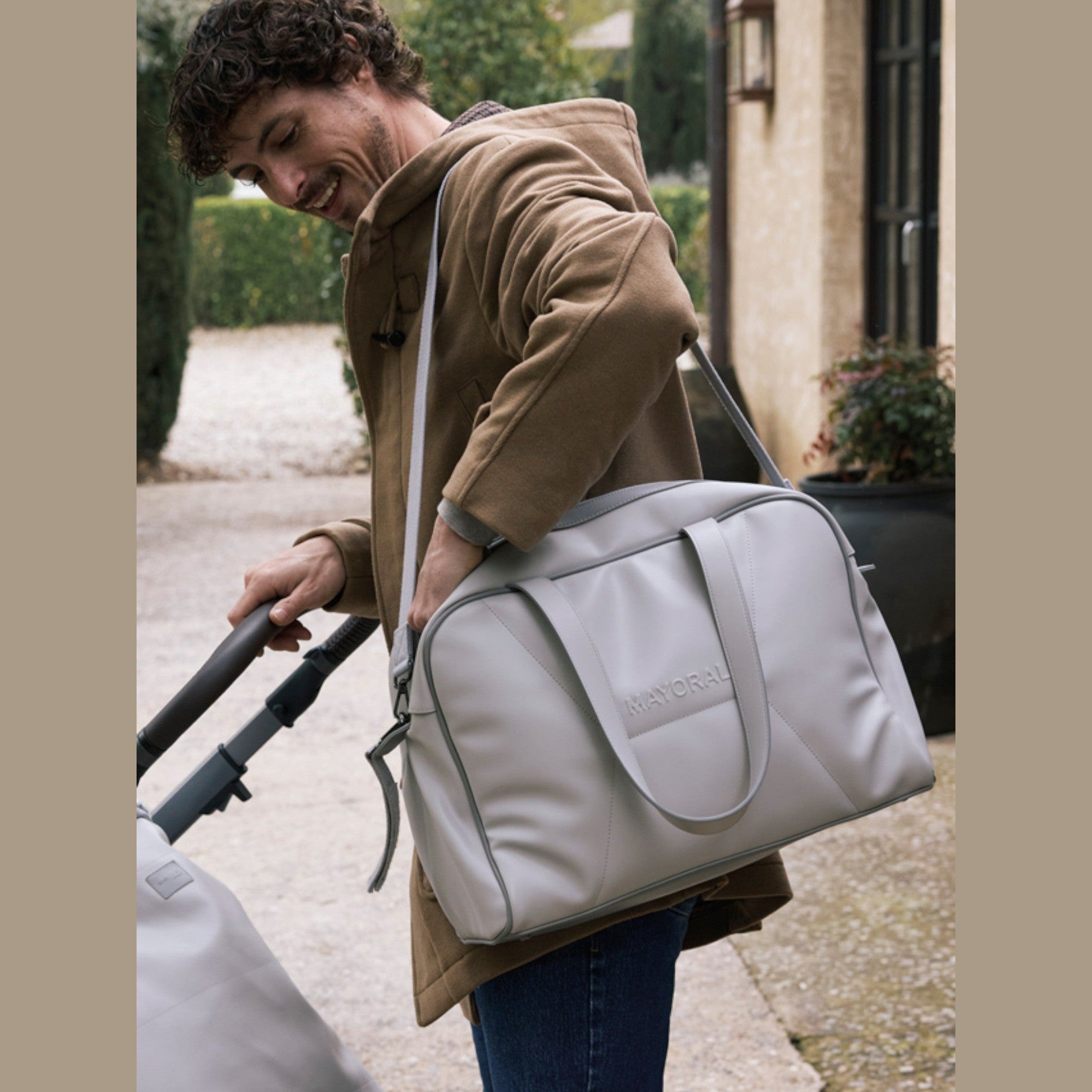 Borsa grande pu  Grigio 19966/64 -  NANU' BABY