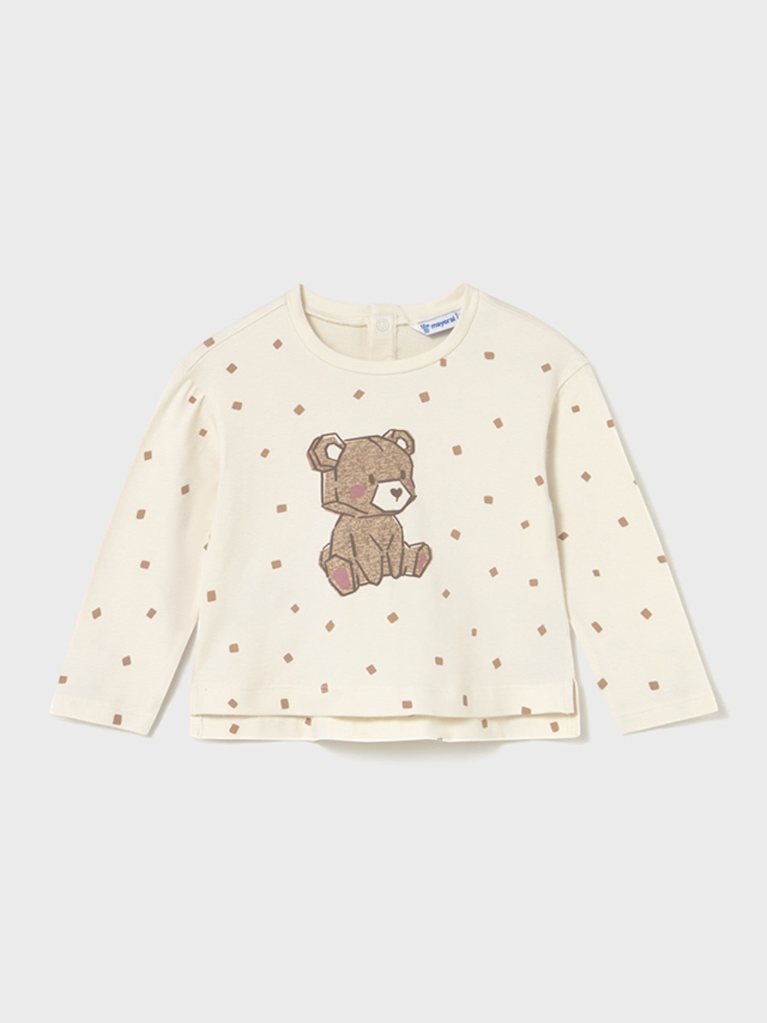 Maglietta m/l stampata Bimba PANNA 2077/83 -  NANU' BABY
