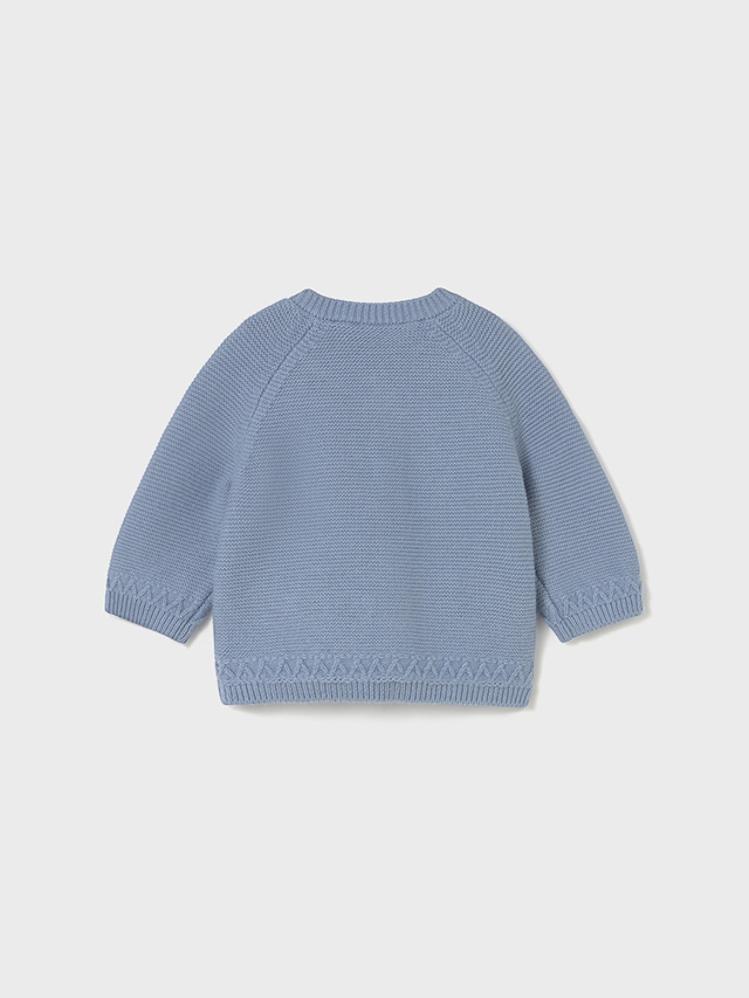 Cardigan Bimbo Azzurro Girocollo Mayoral 2337/46 - NANÙ BABY -  NANU' BABY
