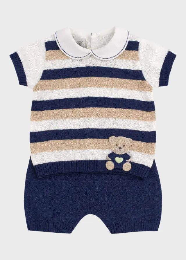 Completo nascita Neonato Blu EK6052 by MARLU'