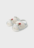 Babbucce Neonato Bianco MARIO/SC by PICCOLA GIUGGIOLA
