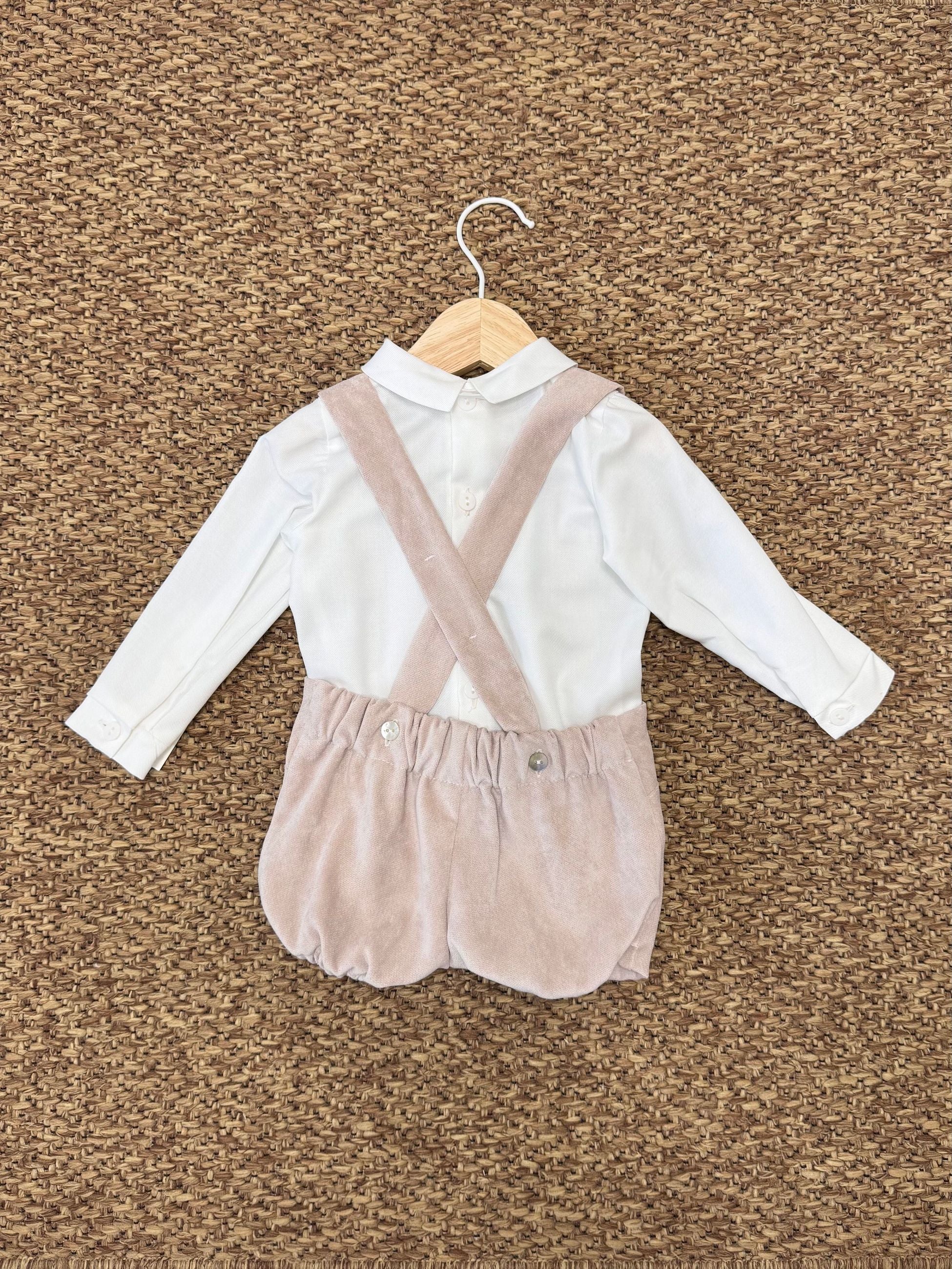 Completo Cerimonia Bimbo BEIGE 1/6417-B