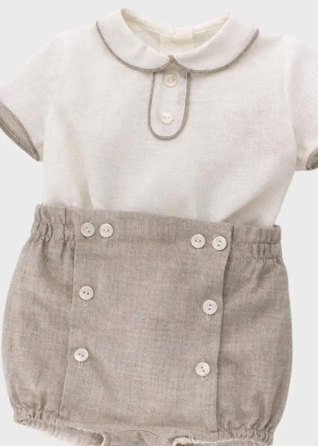 Completo Cerimonia Bimbo Beige 39820 by LILUS