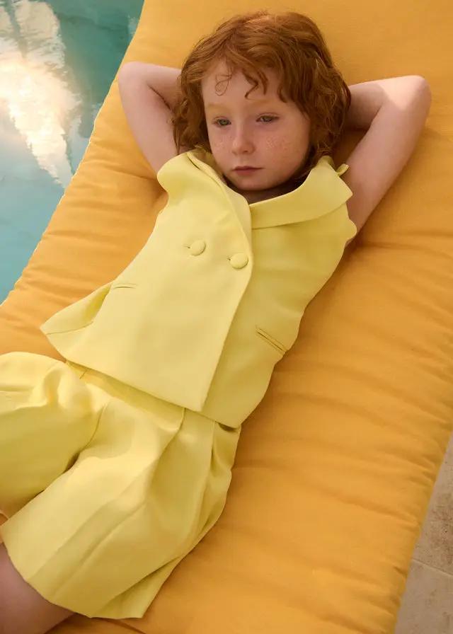 Abito Bimba Giallo 5287/39 by ABEL & LULA