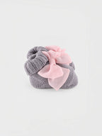 Babbucce Neonata Grigio CUORE/703