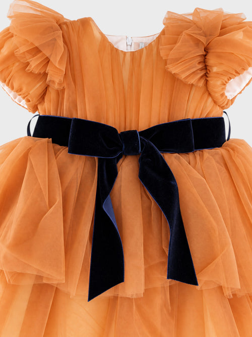Abito Bimba Arancione GG33I