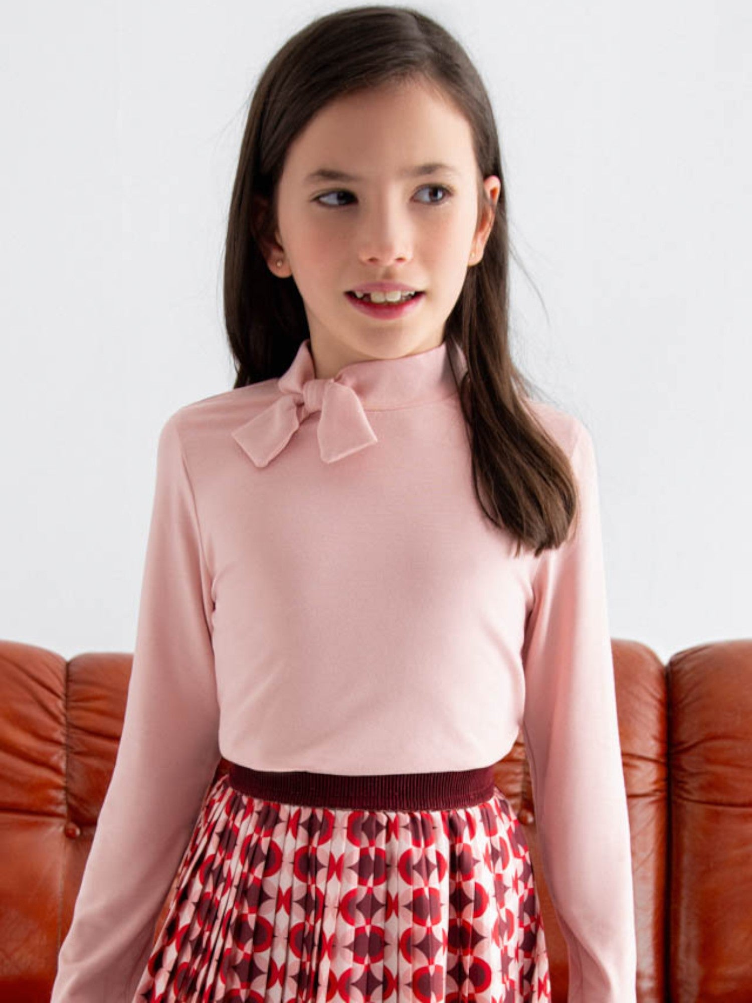 Dolcevita viscosa fiocco Bimba Rosa 5607/58 -  NANU' BABY