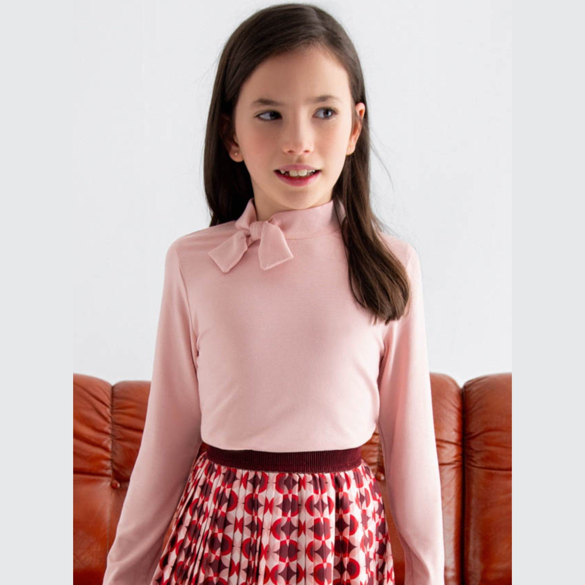 Dolcevita viscosa fiocco Bimba Rosa 5607/58 -  NANU' BABY