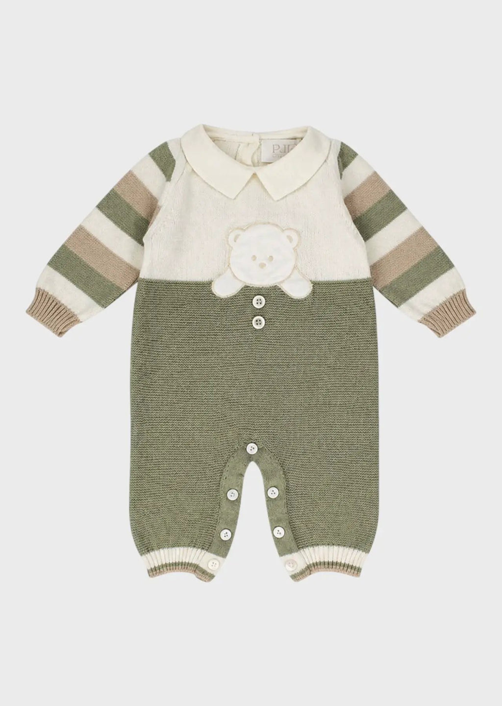Tutina in tricot Neonato Panna PC05603 by PURE