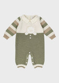 Tutina in tricot Neonato Panna PC05603 by PURE