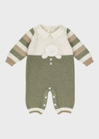 Tutina in tricot Neonato Panna PC05603 by PURE