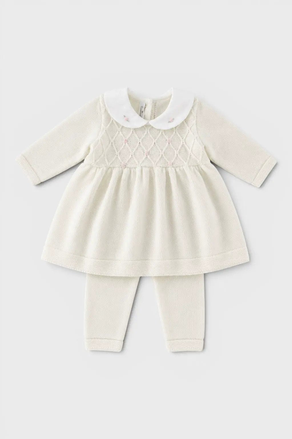 Completo nascita Neonata Bianco ROSELLINE 433/3031 by BABY LORD