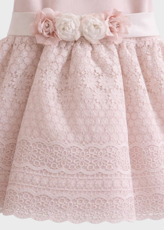 Abito Cerimonia Bimba Rosa FB068/R by FLO' SARTORIA ITALIANA