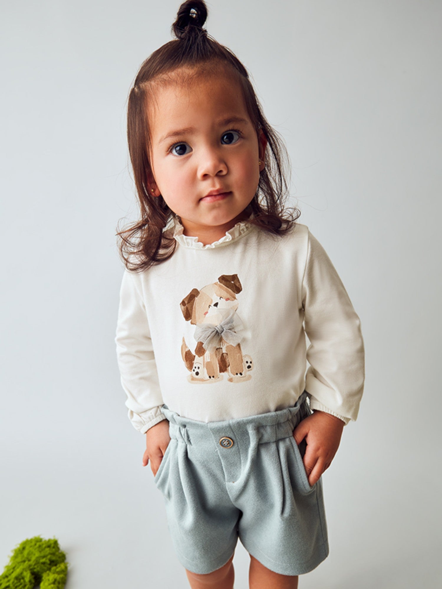 Bermuda punto twill Bimba CIELO 2261/15 -  NANU' BABY