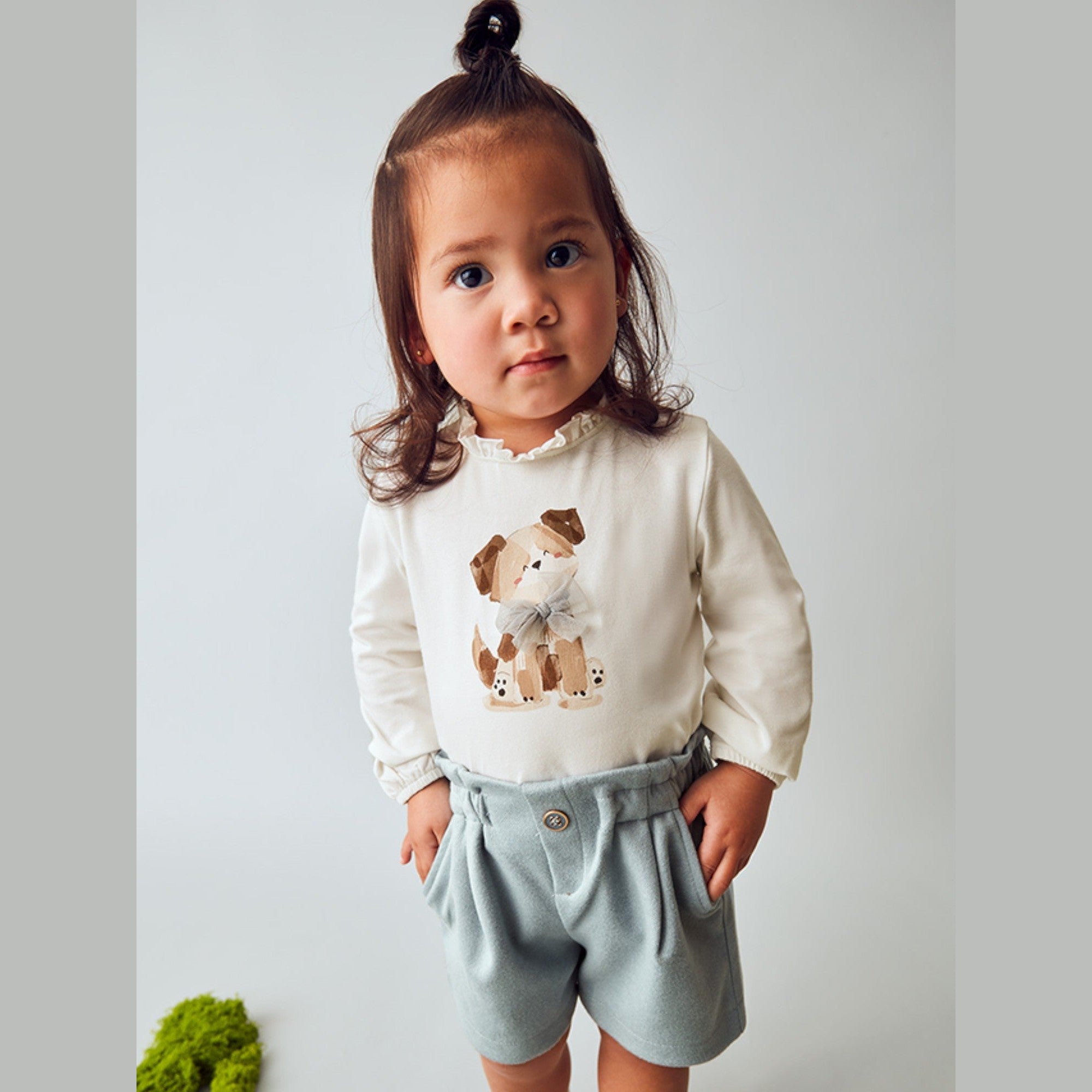 Bermuda punto twill Bimba CIELO 2261/15 -  NANU' BABY