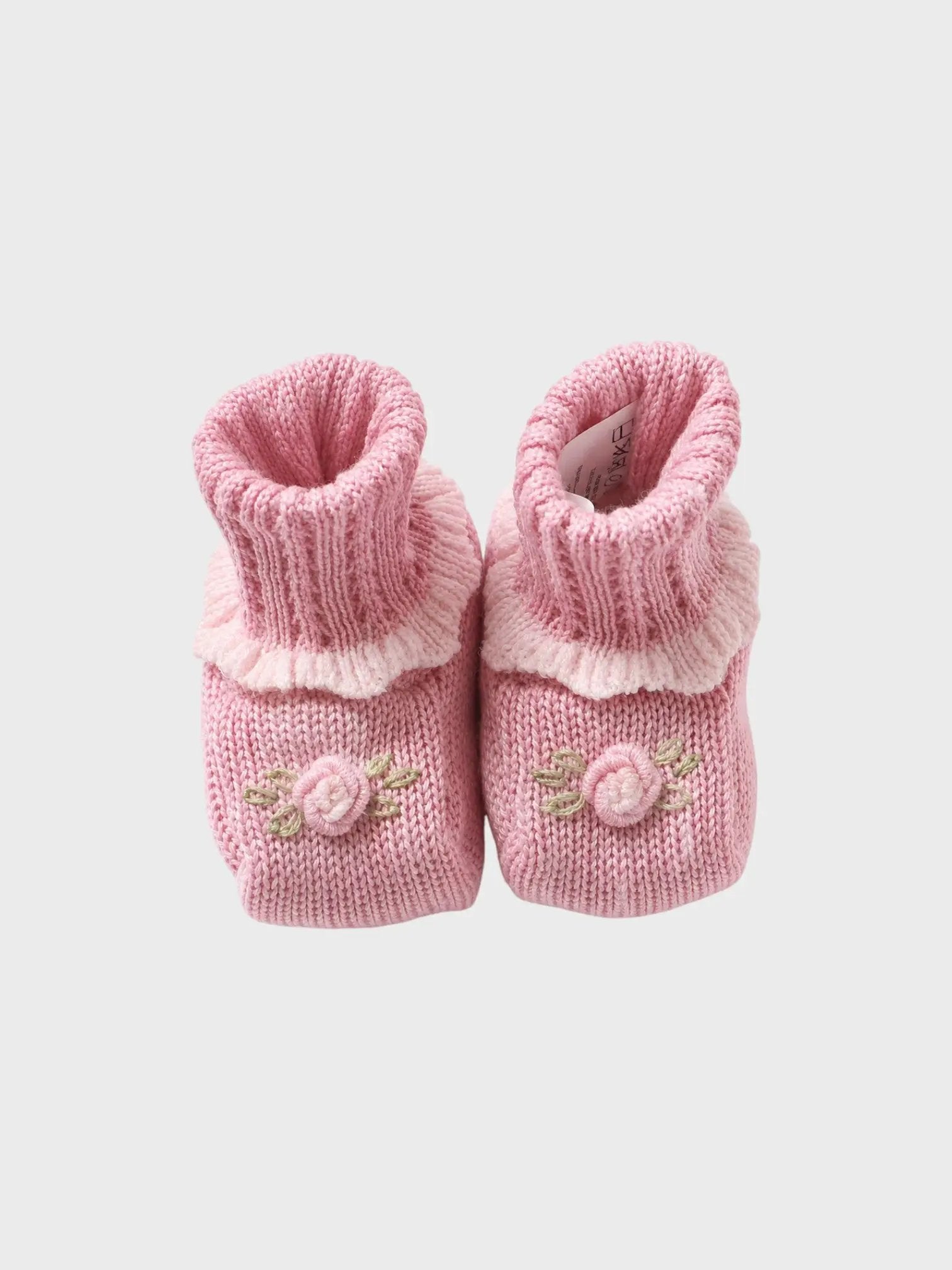 Babbucce Neonata Rosa IS27S/R by MARLU'