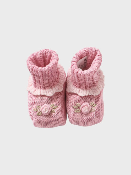 Babbucce Neonata Rosa IS27S/R by MARLU'
