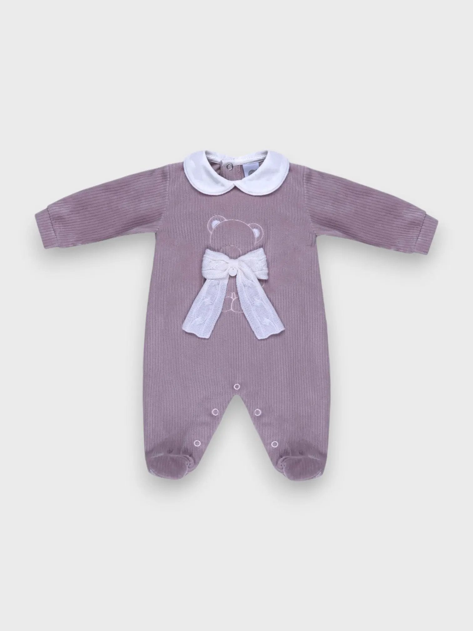 Tutina a coste Neonata Rosa IS6714/R by MARLU'