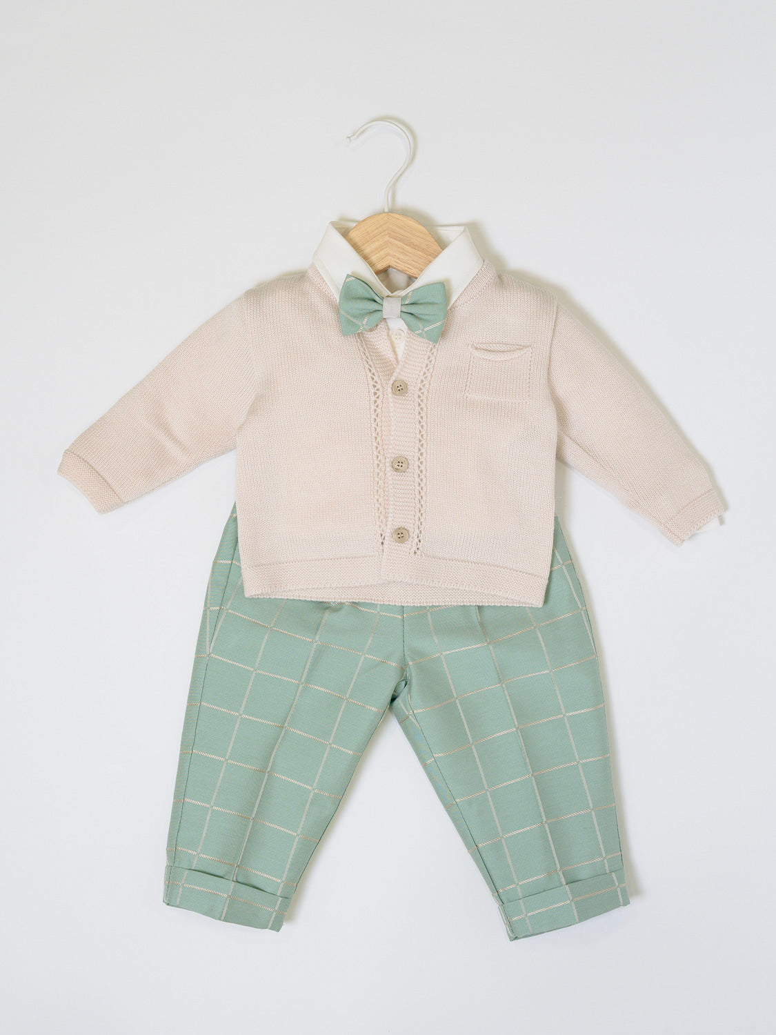 Completo Cerimonia Bimbo NATURAL IM21360L -  NANU' BABY