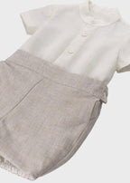 Completo Cerimonia Bimbo Beige 39826 by LILUS