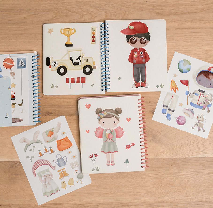 Libro Dress me up con stickers  MLTICOLORE 125407 -  NANU' BABY