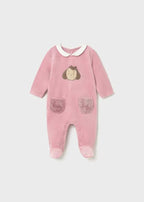 Set 2 Pagliaccetti Neonata Rosa Ciniglia 2702/88