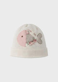 Cuffia Neonata Panna FISH AND FLOWER 682/P by BABY LORD