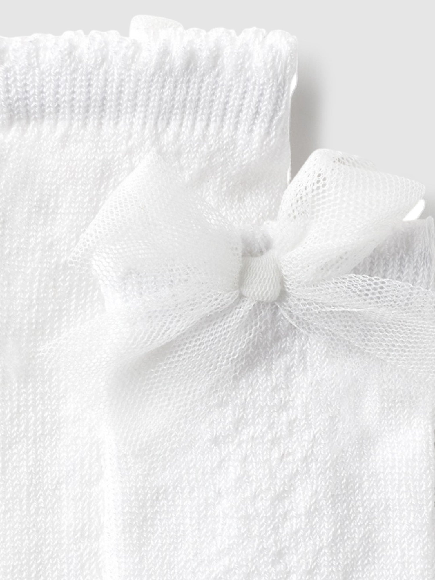 Calzino alto  BIANCO 10871/079 -  NANU' BABY