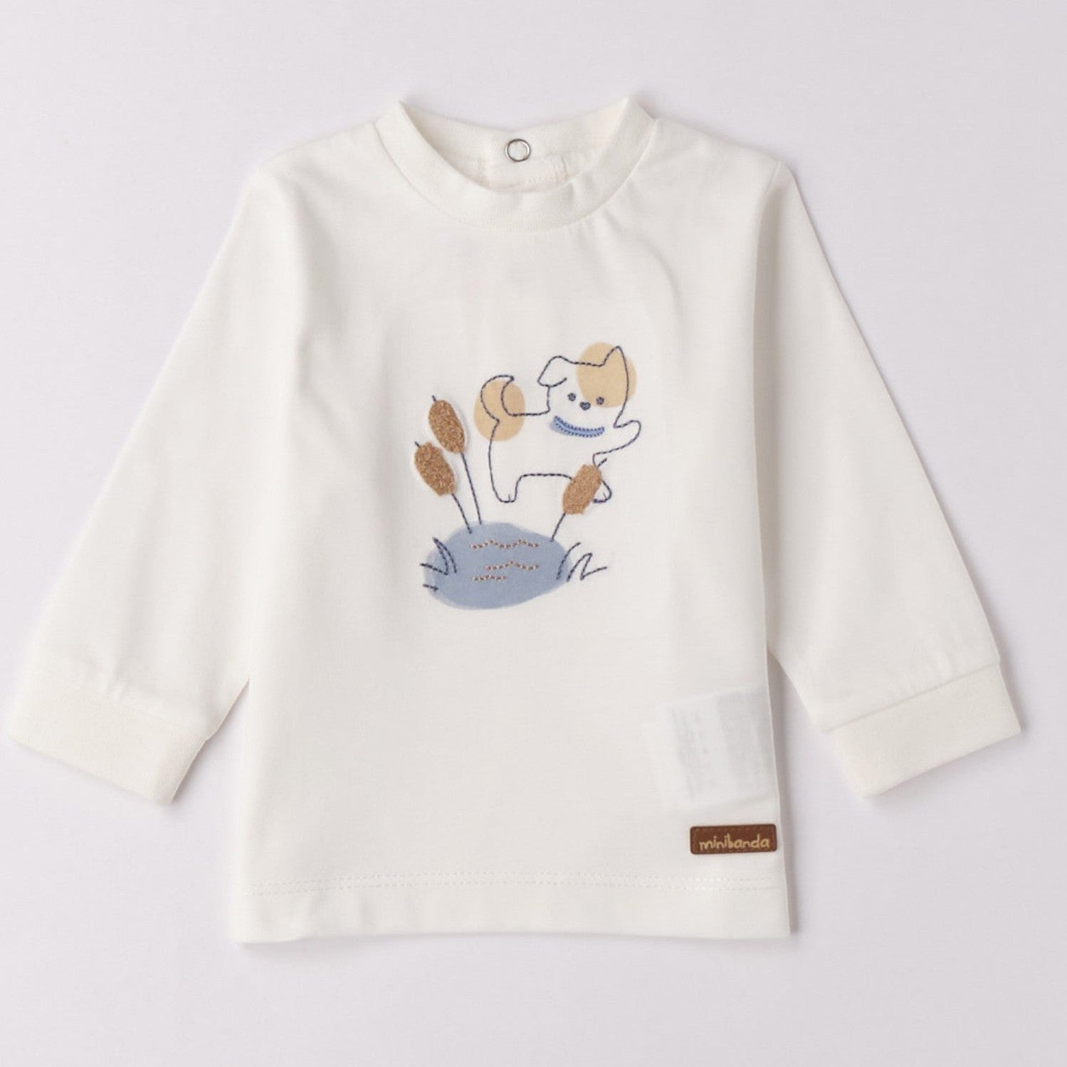 Girocollo Ml Bimbo Bianco 3F612/112 -  NANU' BABY