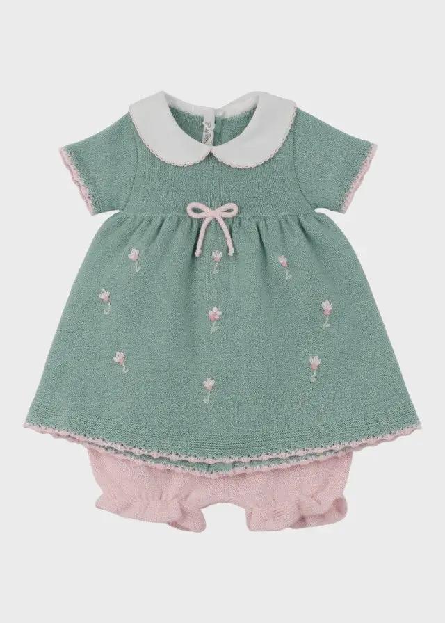 Completo nascita Neonata Verde MARGHERITE 451/V by BABY LORD