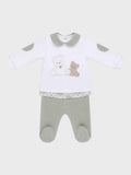 Completo nascita Neonato Verde IS6851 by MARLU'