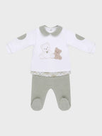 Completo nascita Neonato Verde IS6851 by MARLU'