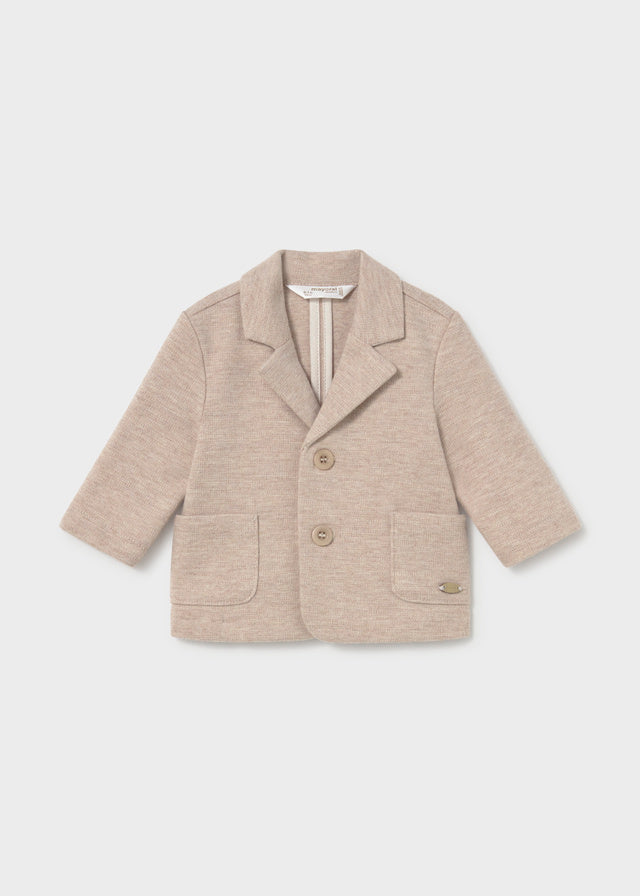 Giacchino Maglia Neonato Beige Cotone 2411/37