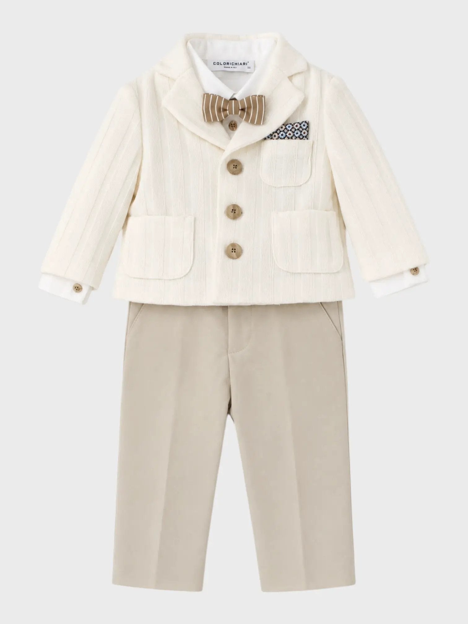 Completo Cerimonia Bimbo Panna MN508692/5020 by COLORICHIARI