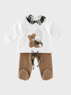 Completo nascita Neonato Beige IB5751