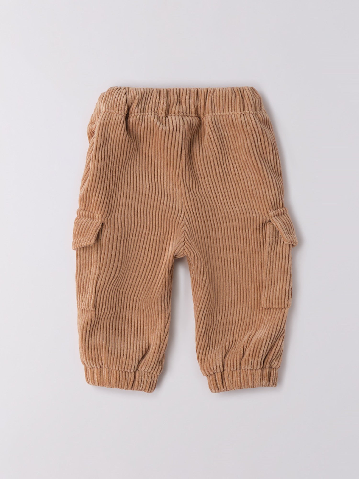 Pantalone Tessuto Navetta Lungo Bimbo Beige 3F627/945