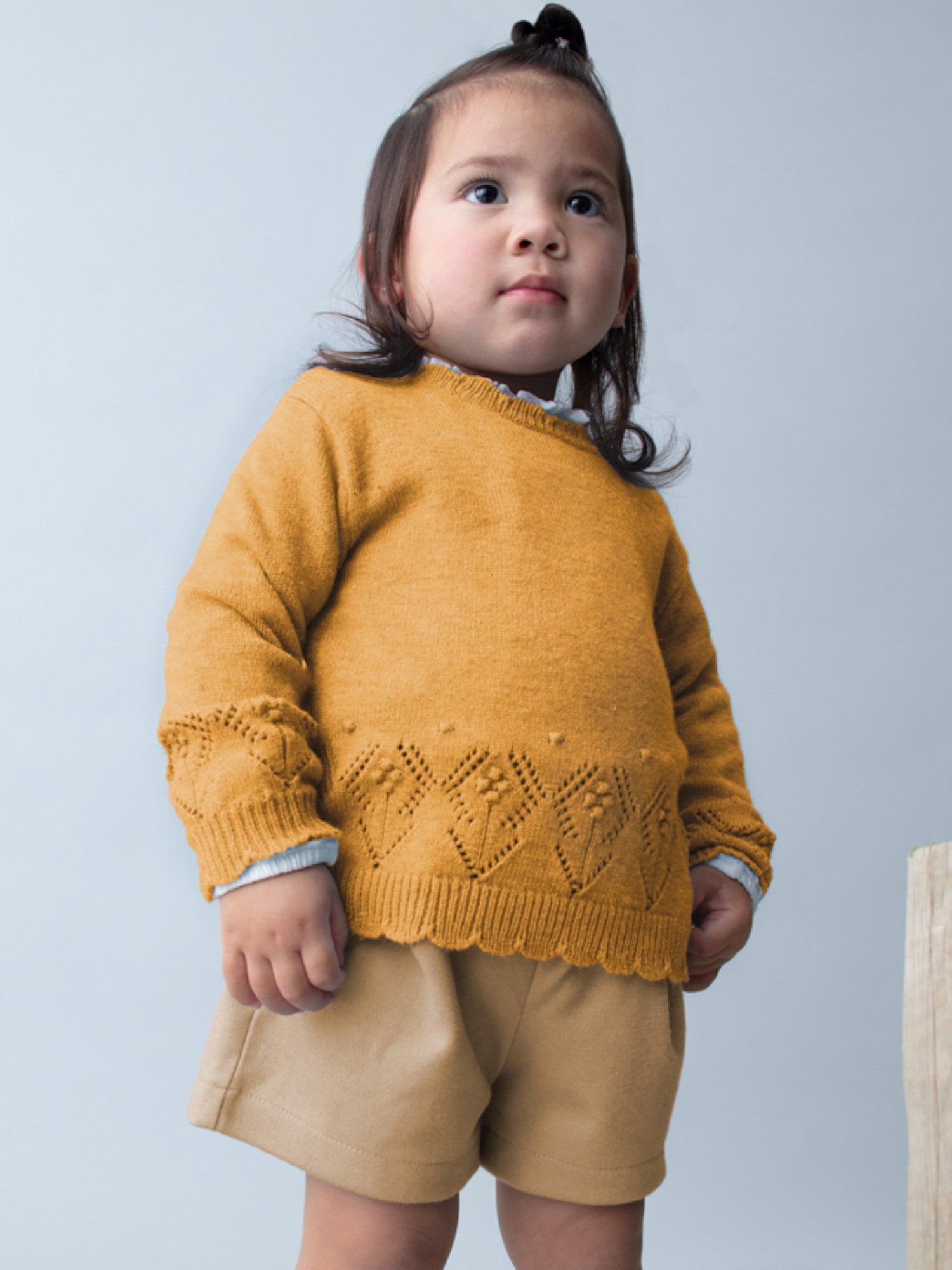 Bermuda punto twill Bimba Marrone 2261/16 -  NANU' BABY