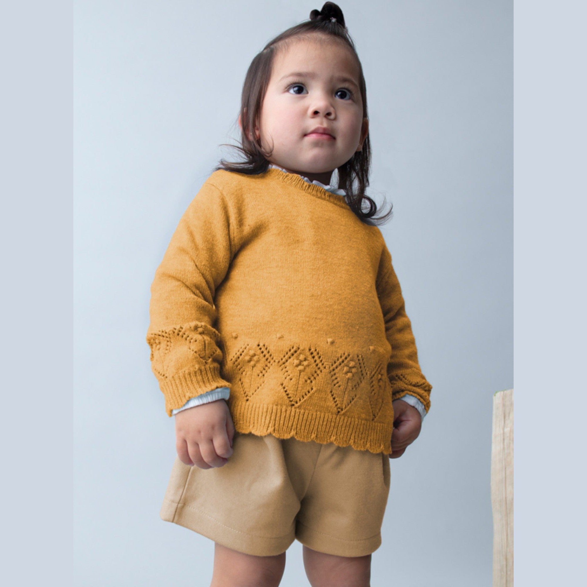 Bermuda punto twill Bimba Marrone 2261/16 -  NANU' BABY