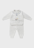 Completo nascita Neonato Bianco MARIO/CN by PICCOLA GIUGGIOLA