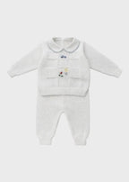 Completo nascita Neonato Bianco MARIO/CN by PICCOLA GIUGGIOLA