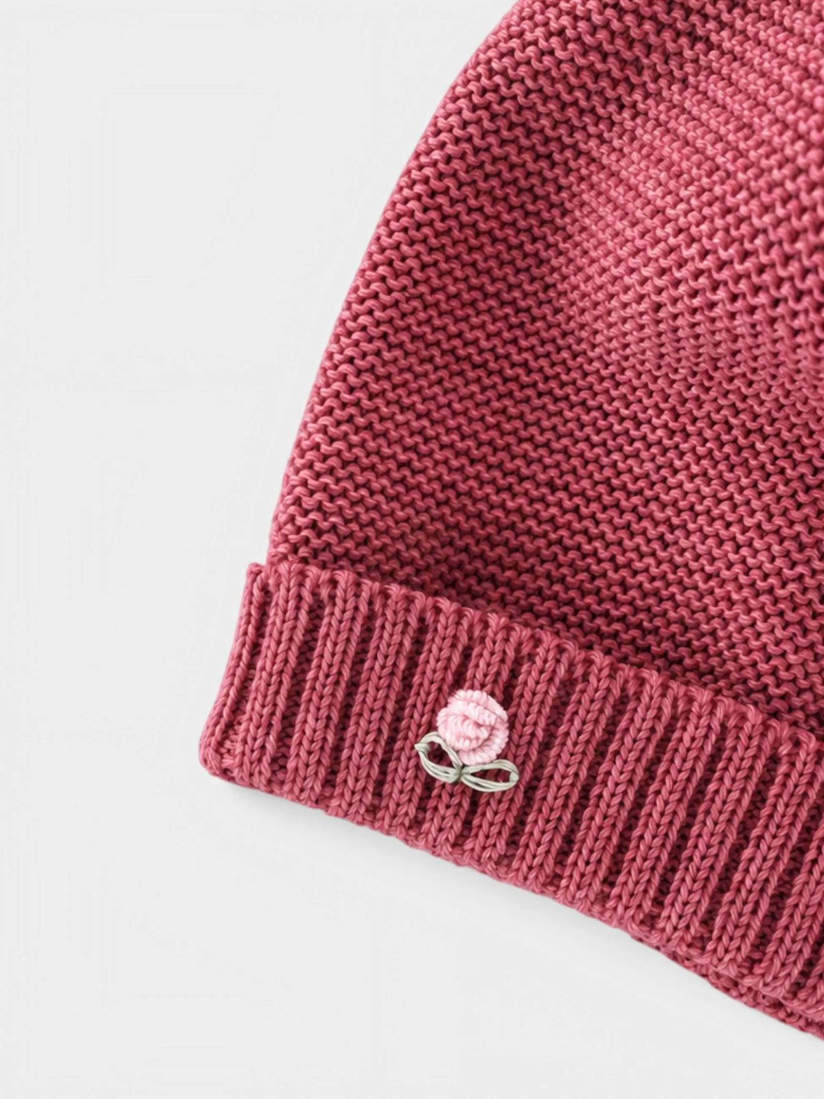 Cuffia Neonata Rosa 777 89 by PEPECE'