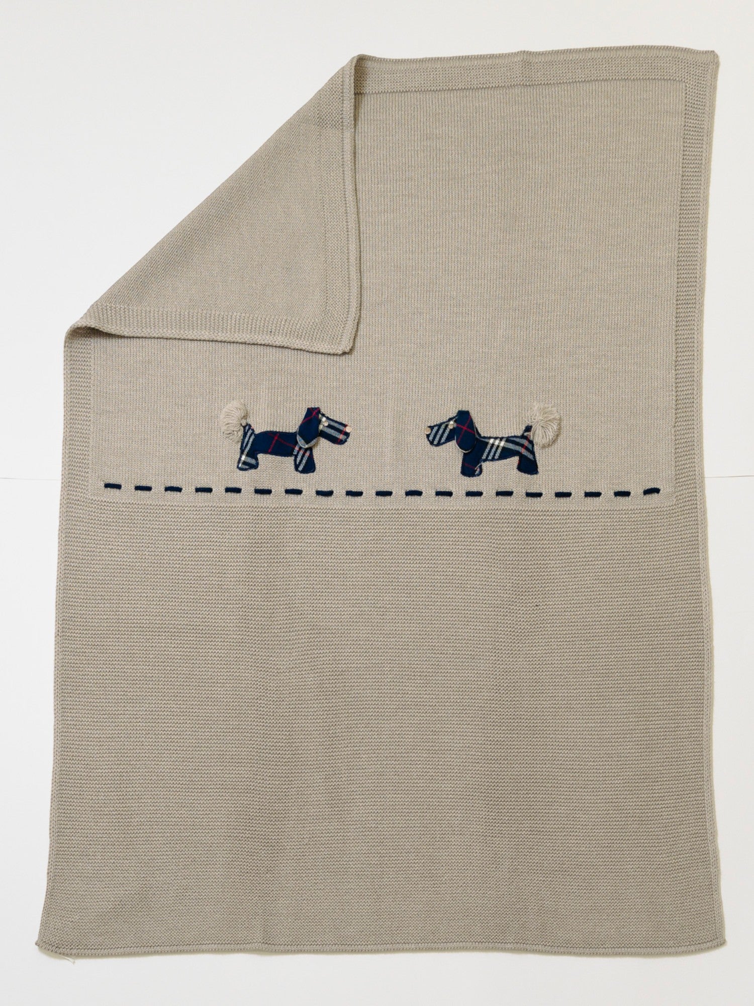 Coperta Little Dog Neonato BLU LITTLE DOG 140 -  NANU' BABY