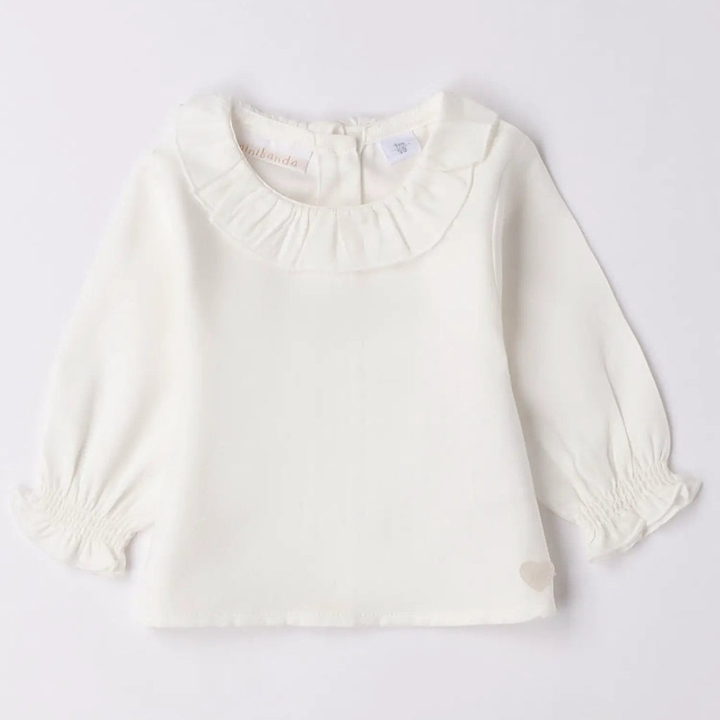 Camicia Bimba Bianco 3F700/112 by MINIBANDA