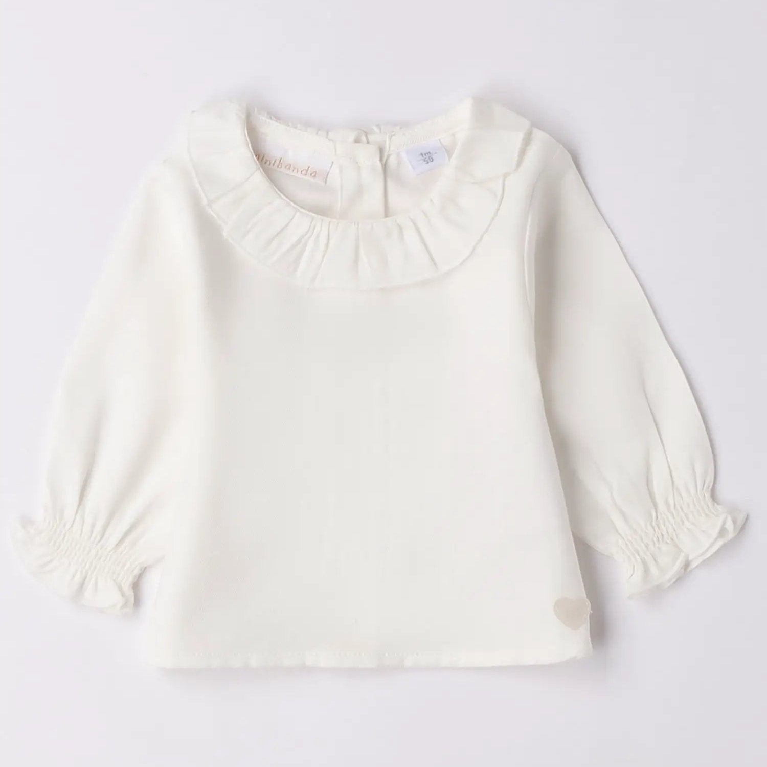Camicia Bimba Bianco 3F700/112 by MINIBANDA